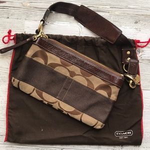 Coach Signature Brown Demi Bag